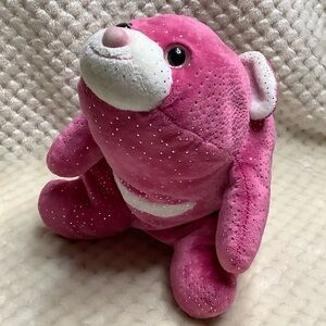 GUND Plush Hot Pink Sparkle SNUFFLES Stuffed Animal 4044584 Toy